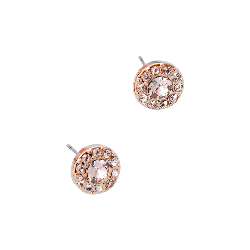 Givenchy Faux Crystal Stud Earrings Women's Rose Gold-1