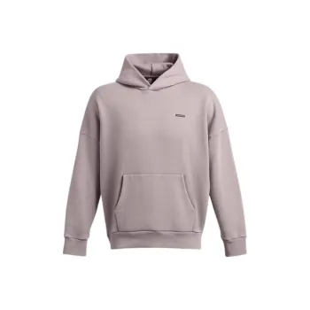 Under Armour Icon Men's UA Icon Heavyweight Fleece Wash Oversized Hoodie Sweatshirt Men's Gray