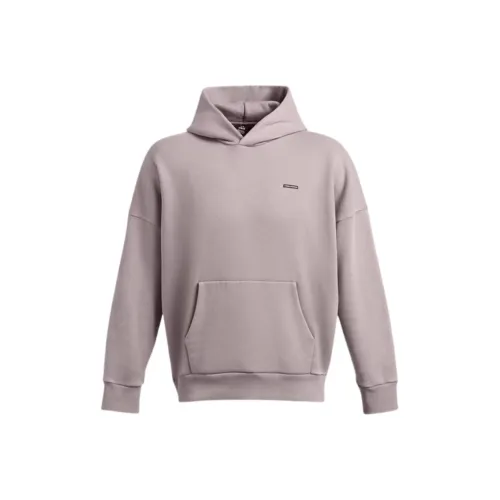 Under Armour Icon Men's UA Icon Heavyweight Fleece Wash Oversized Hoodie Sweatshirt Men's Gray