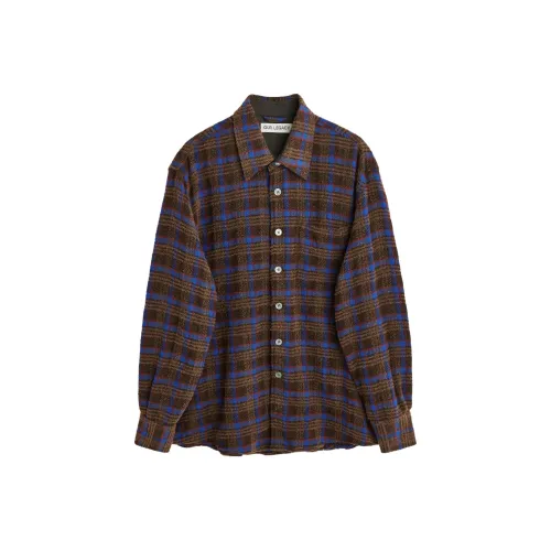 OUR LEGACY Above Plaid Linen Shirt