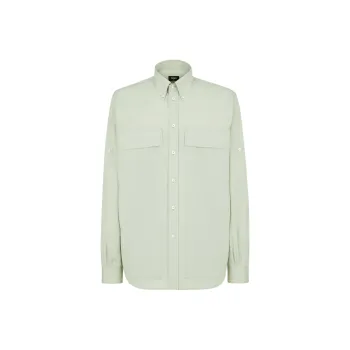 FENDI Shirts Men Mint Green