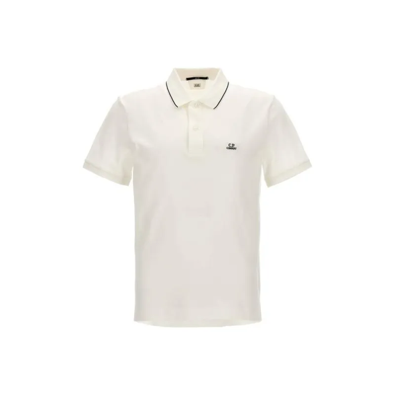 C.P.Company Polo Shirt Men's White-0