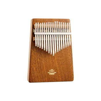 Hluru Bottom Hole Kalimba 17 Tone/21 Tone, Solid Wood Single Snowboard Material Thumb Piano