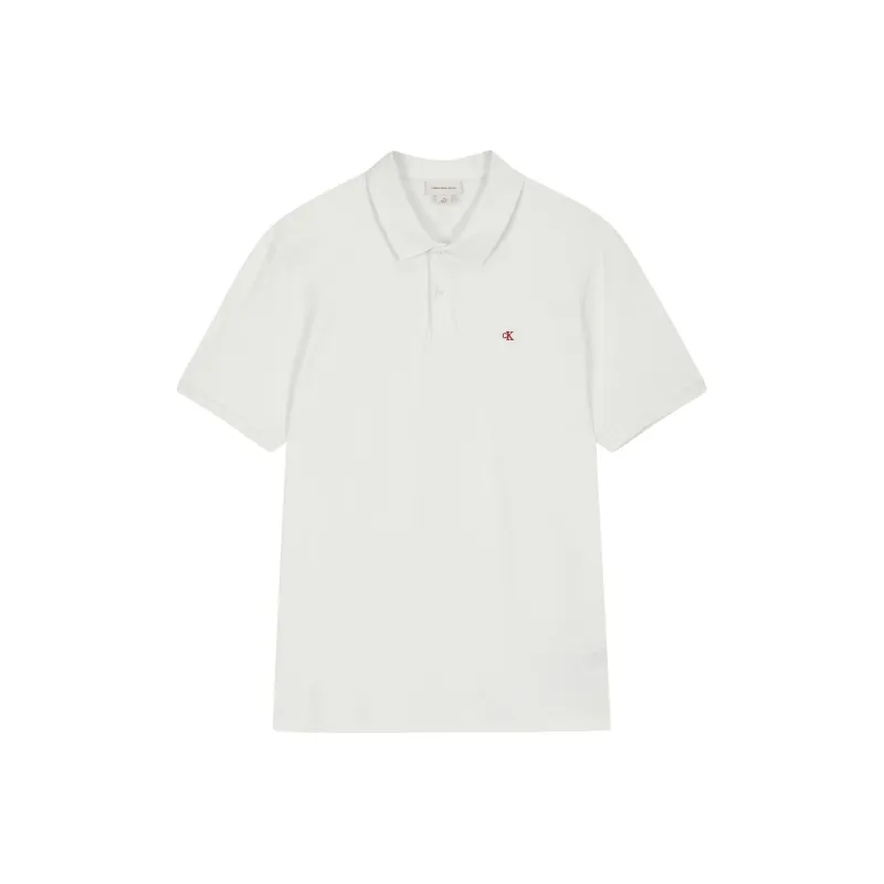 CALVIN KLEIN Polo Shirt Men's White-0