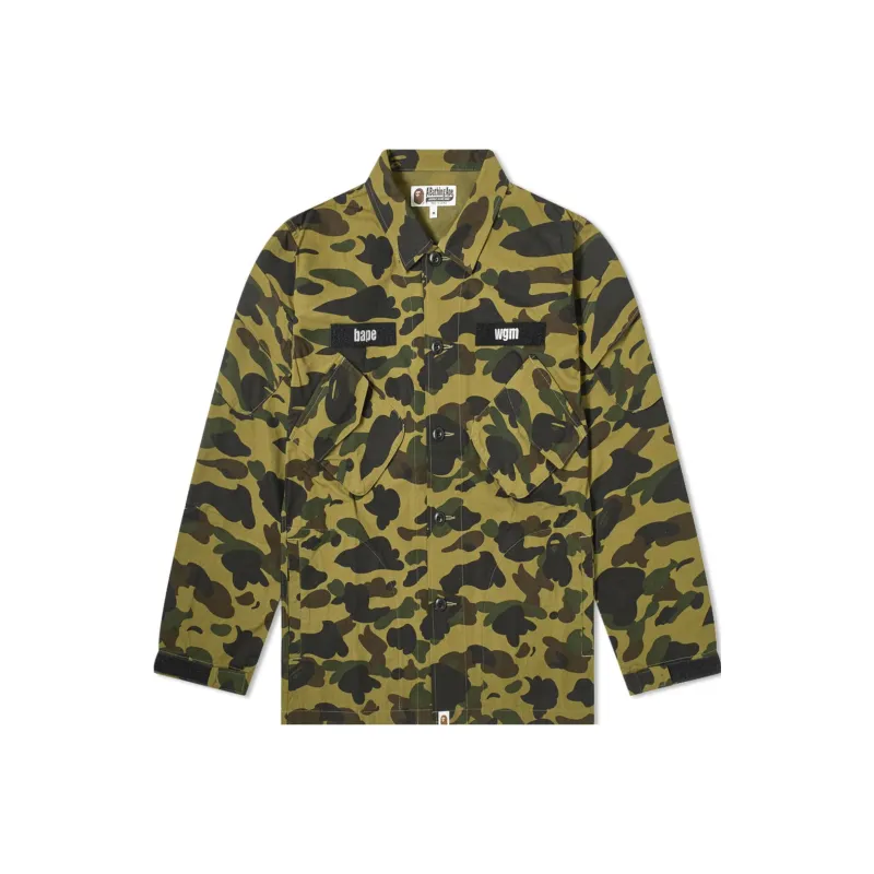 A BATHING APE Shirts Unisex Green-0