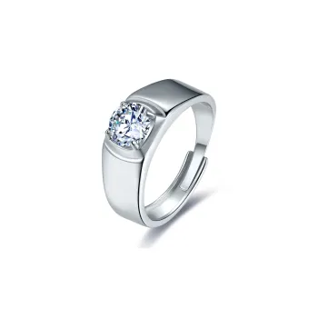 PEARL QUEEN S925 Silver Rings Men's