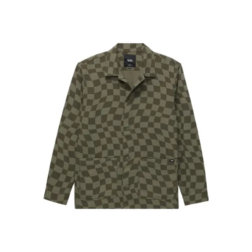 Vans Shirts Men Army Green
