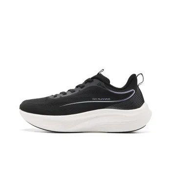 QIAODAN Q LITE 6.0 Breathable And Lightweight Low Top Casual Running Shoes Women's Black
