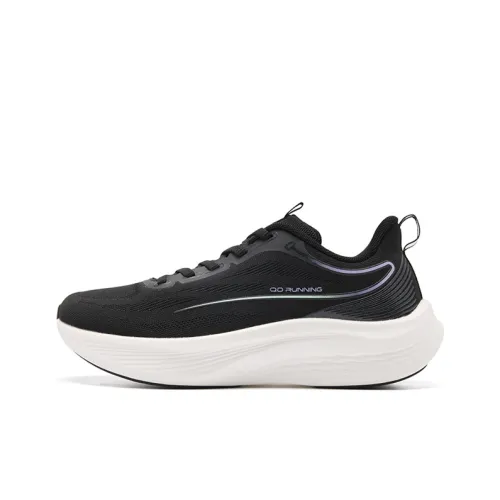 QIAODAN Q LITE 6.0 Breathable And Lightweight Low Top Casual Running Shoes Women's Black