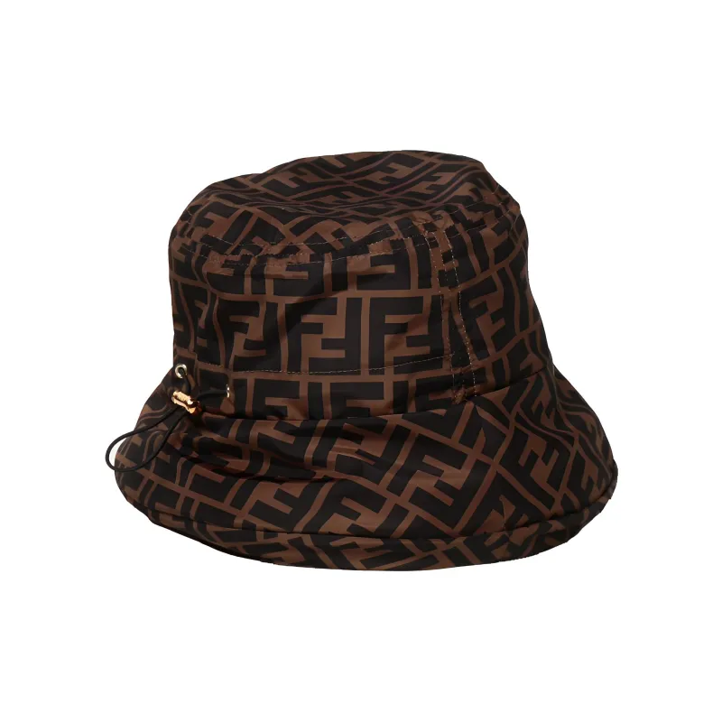 FENDI Bucket Hats Unisex Brown-1