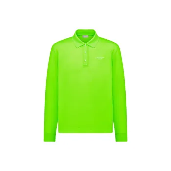 DIOR Polo Shirt Men's Neon Green