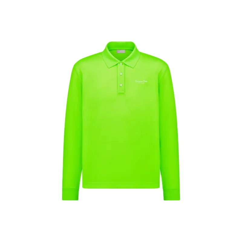 DIOR Polo Shirt Men's Neon Green-0