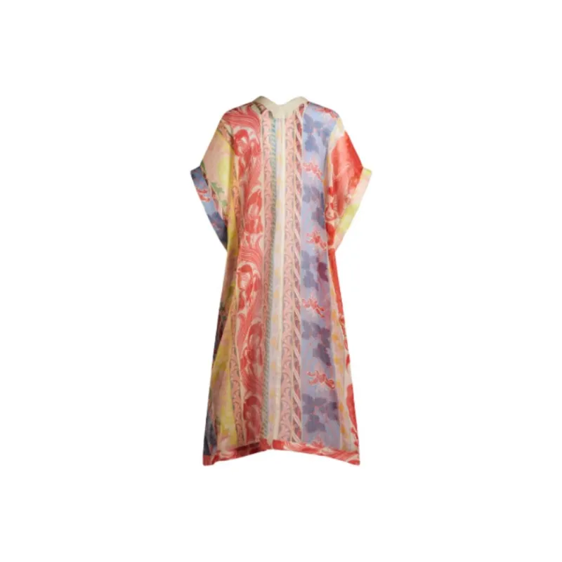 ETRO Graphic print Crepe Kaftan Dress-1