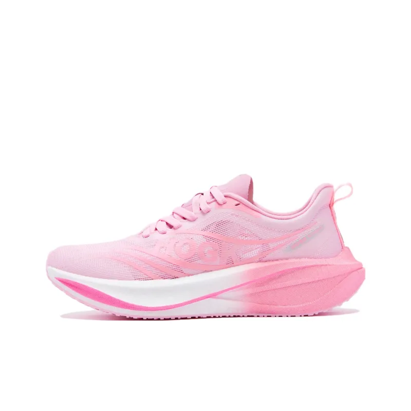 HOGK Running Shoes Unisex Low Top Aurora White-6