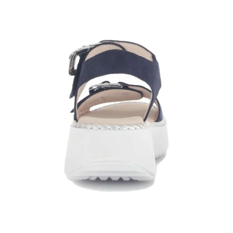 Gabor Fashion One Strap Sandals 5.5cm Women's Blue-4