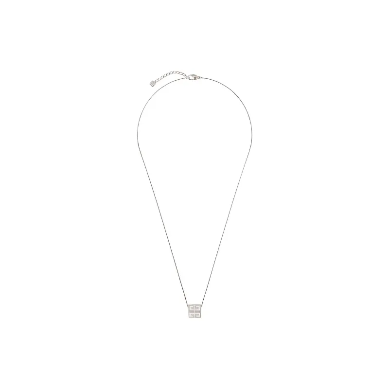 Givenchy Brass Necklaces Unisex Silver-2