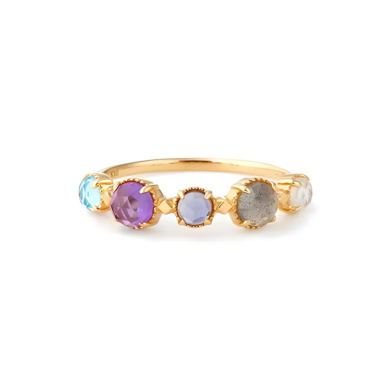 Agete 9K Gold Rings Women's Gold-0