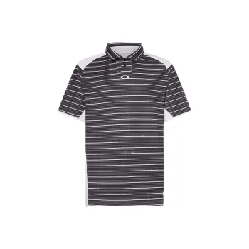 Oakley Polo Shirt Men's Black Stripes