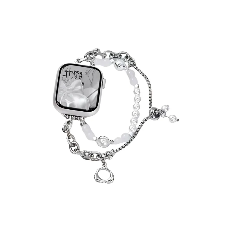 IWabcertoo Watch Band Apple Compatibility Pearl Material-13