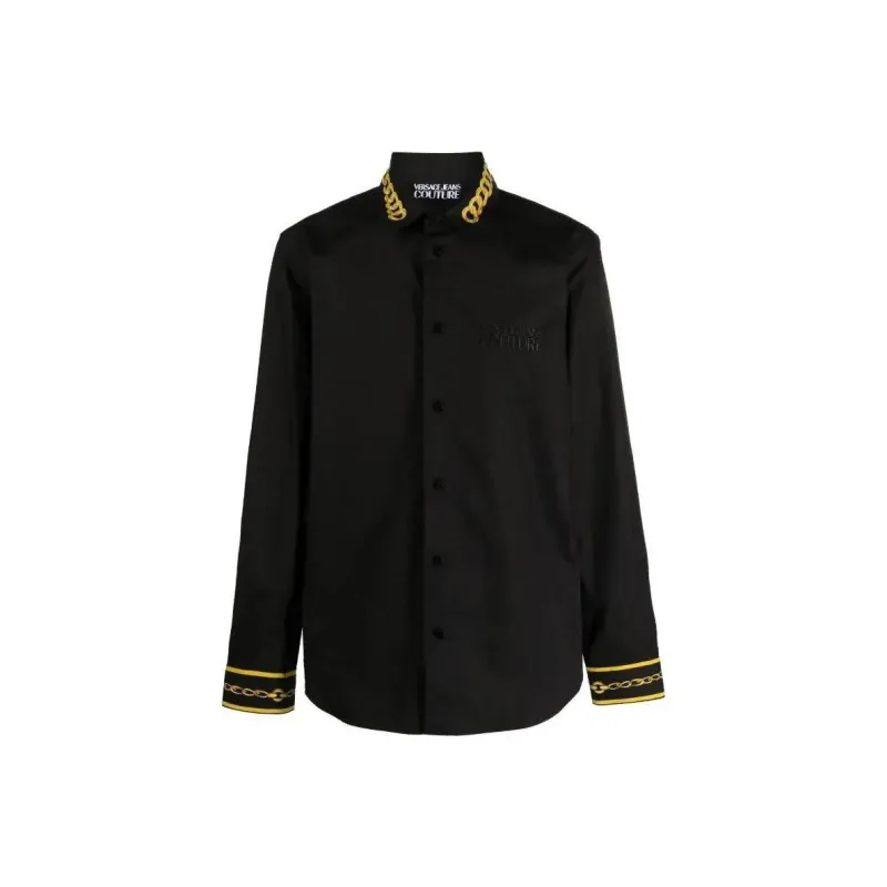 VERSACE JEANS COUTURE Shirt Men's Black-0