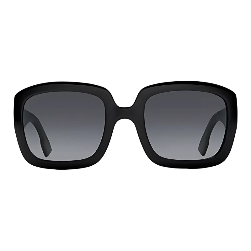 DIOR Square Sunglasses Women's Black-1
