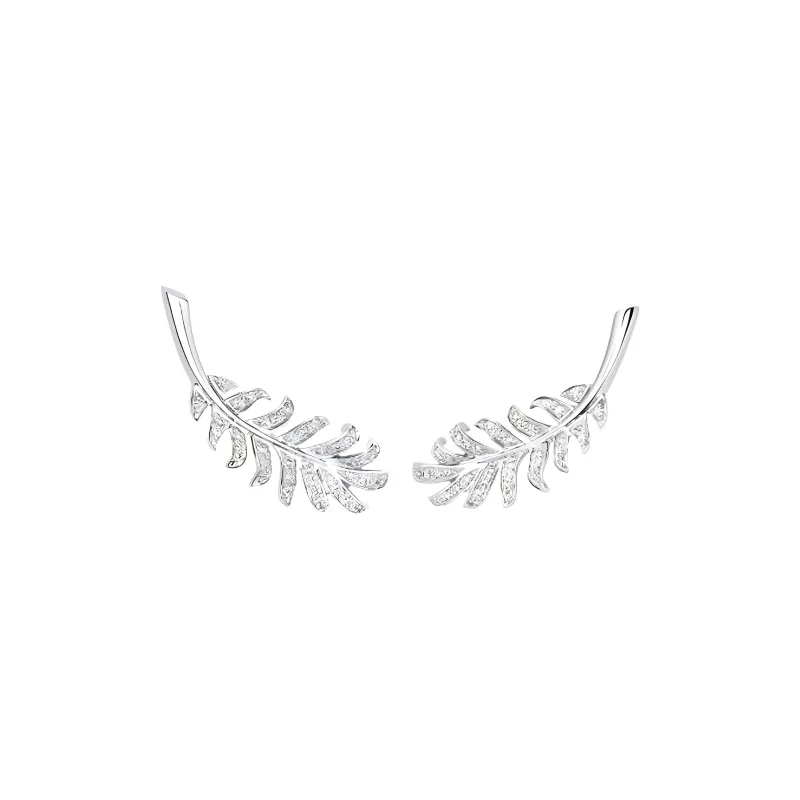 CHANEL Earrings Women's Silver-0