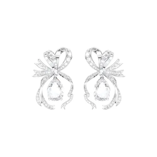 Swarovski Volta Earrings Women's Silver