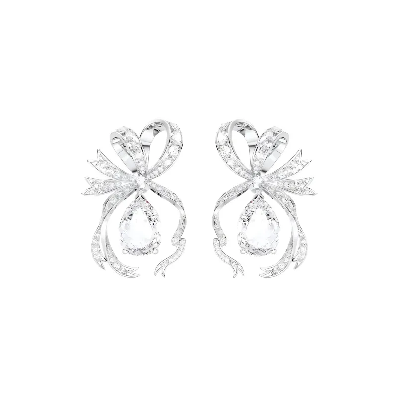 Swarovski Volta Earrings Women's Silver-0