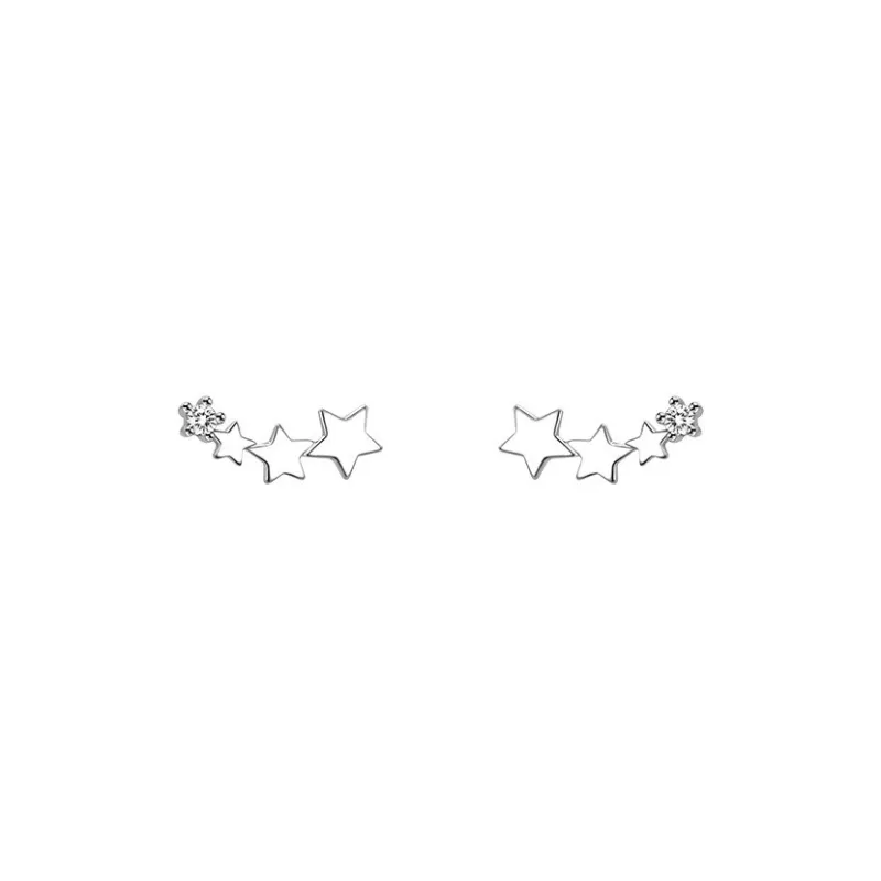 QUIET LOVE S925 Silver Stud Earrings Women's-0