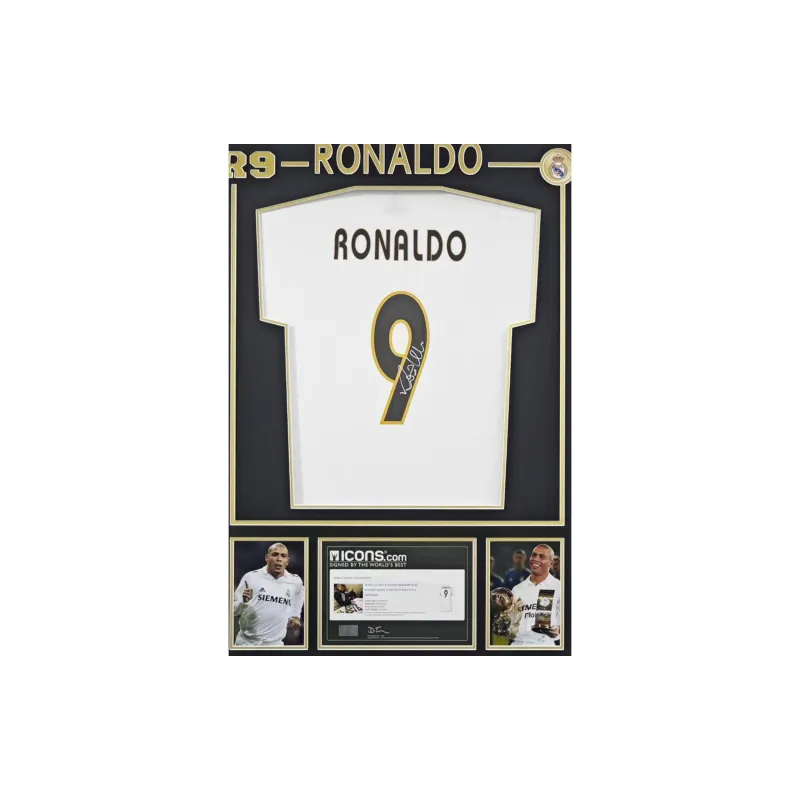 Huayitaojin Jersey Officially Signed Company Certificate, Collection, Collector's Item, Classic Framed 105x75cm Unisex-2