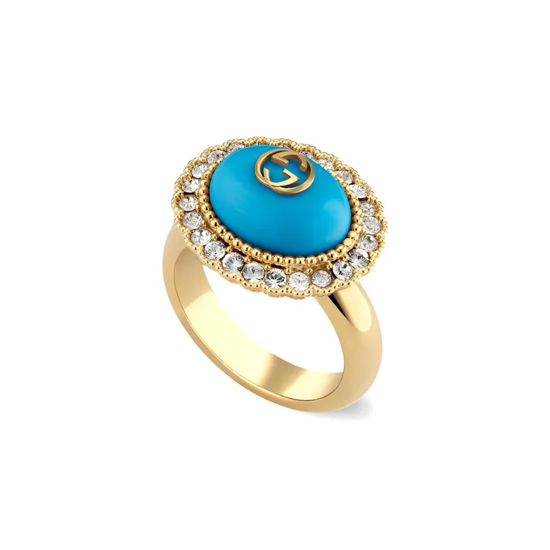 GUCCI Rings Women's Blue-0