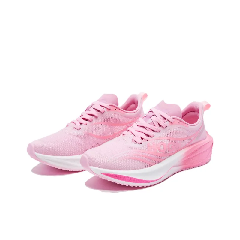 HOGK Running Shoes Unisex Low Top Aurora White-8
