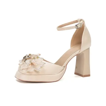 Zubumei Chunky Heel High Heels Women's