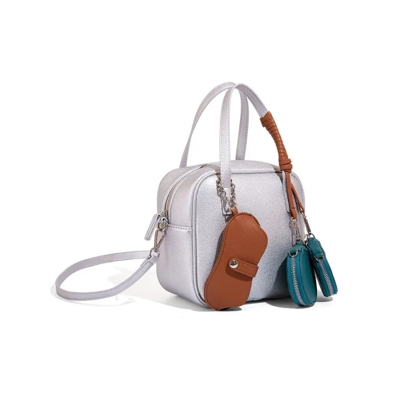 Vigno Synthetic Leather Shoulder Bag, Crossbody Bag Women's Multicolor-19