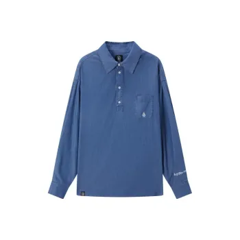 VOLCOM Shirts Men Denim Blue