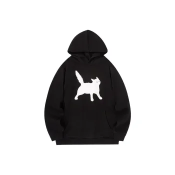 Suamoment Sweatshirt Spring Fall American Casual Loose Fit Hoodie Unisex