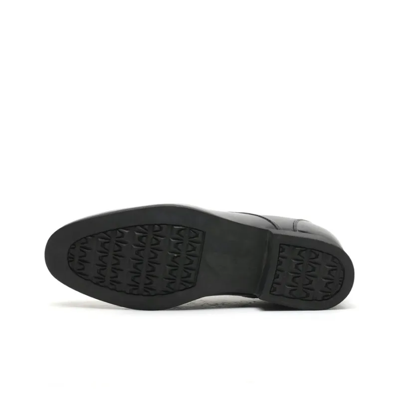 He Jinchang Dress Shoes Men's Black-4