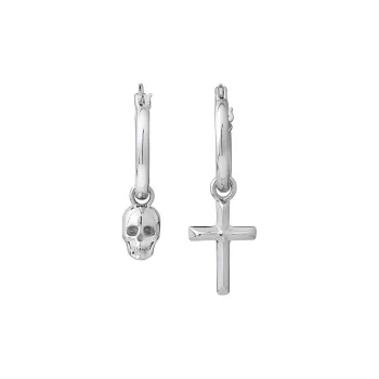 DARK ANTHEM 925 Sterling Silver Earrings Unisex