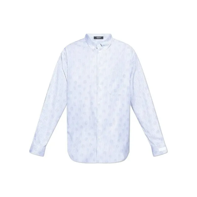 VERSACE Long Sleeved Striped Shirt-0