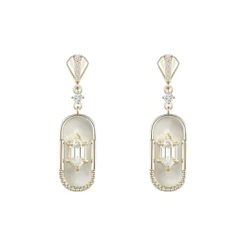 RiotLILY Mother Of Pearl Earrings Women's