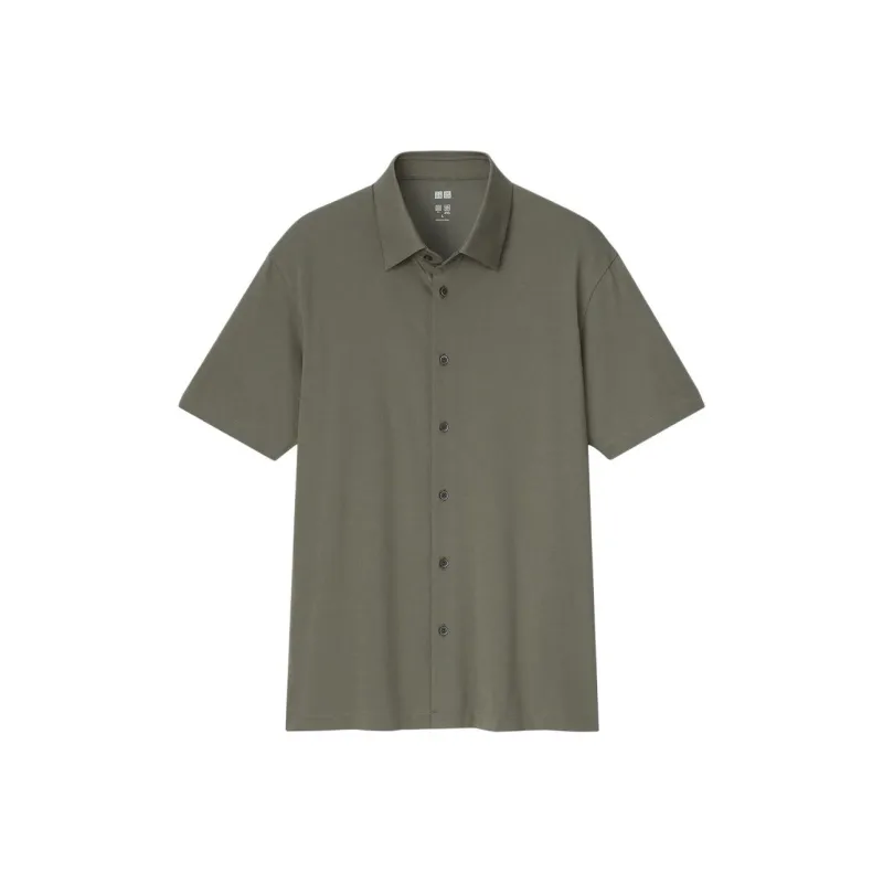 UNIQLO Polo Shirts Unisex Olive-0