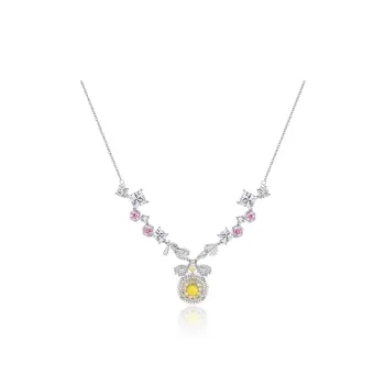 PARANOID PUPPY Zircon Necklaces Women's