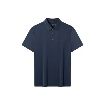 SEVEN Business Casual Breathable Stretch Polo Shirt Men's
