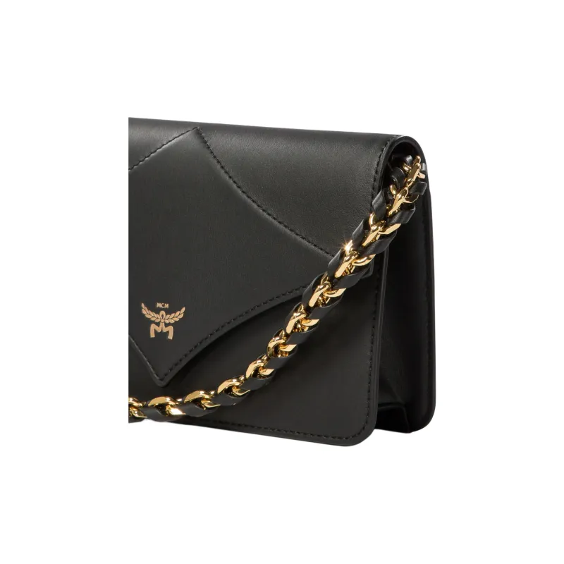 MCM Artificial Leather Crossbody Bag, Shoulder Bag Mini Women's Black-2