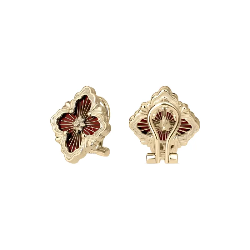 BUCCELLATI Opera Tulle Collection Earrings Women's Gold-1