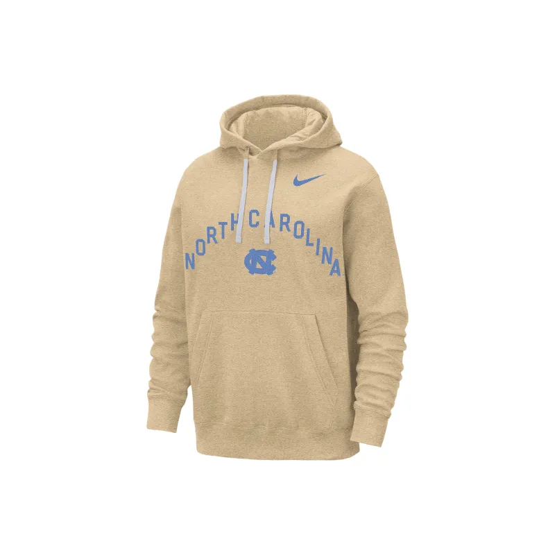 Nike UNC Club Fleece Sweatshirt Men's Hemp Yellow-0