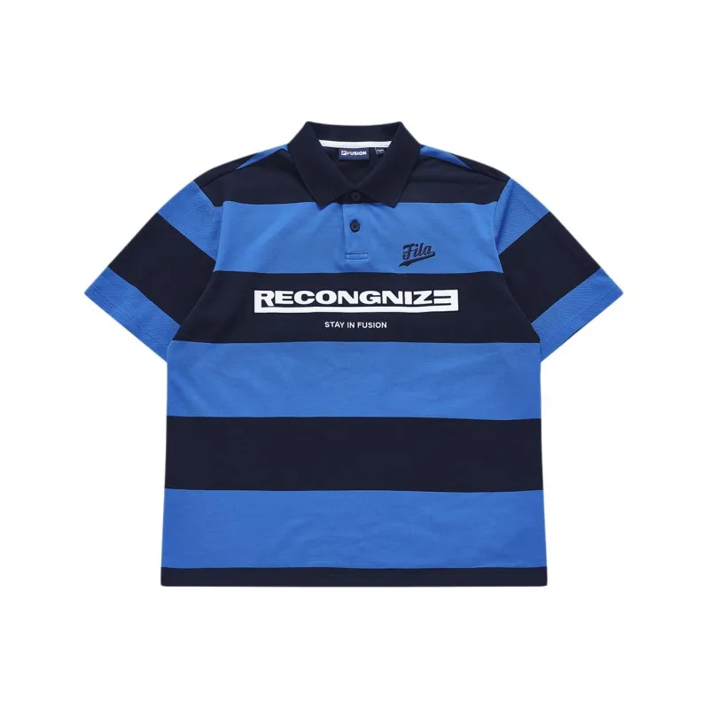 FILA FUSION Polo Shirt Men's Cobalt Blue-0