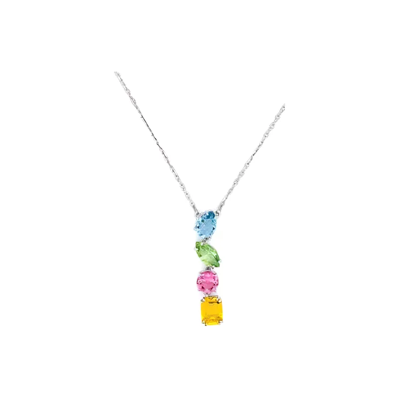 Swarovski Gema Crystal Pendant Necklace-1