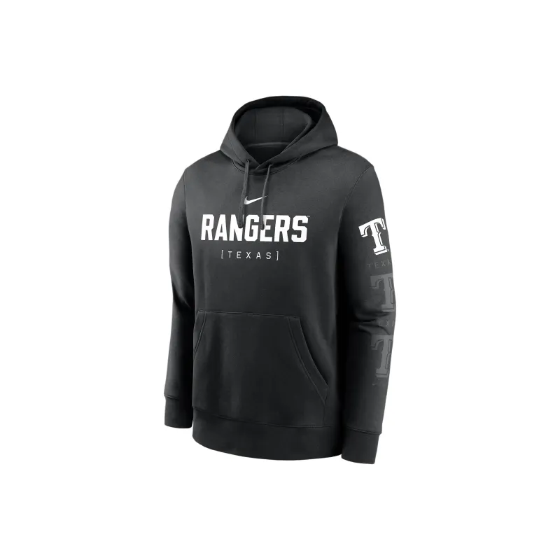 Nike Texas Rangers Fashion Club Men's Nike Mlb Pullover Hoodie-0