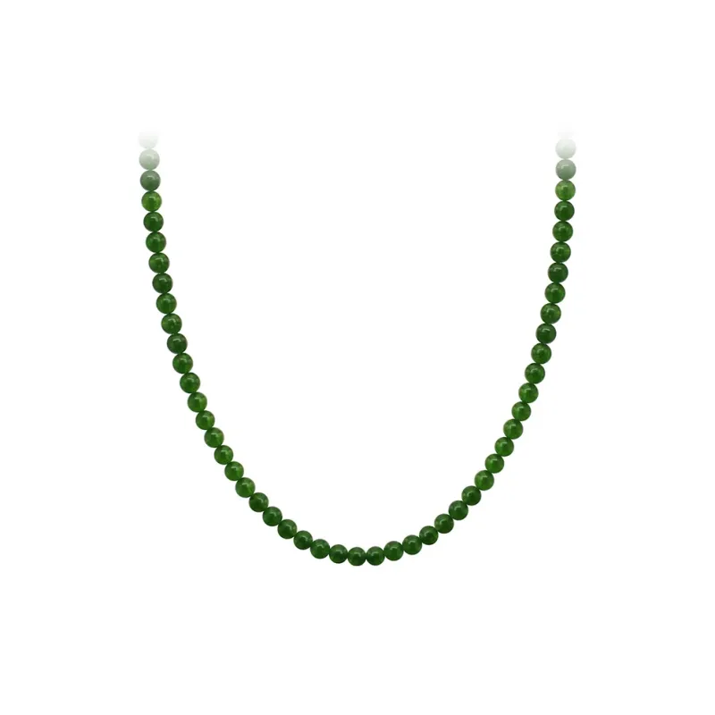 Ostantin Natural Chalcedony Jade Necklaces Women's-0